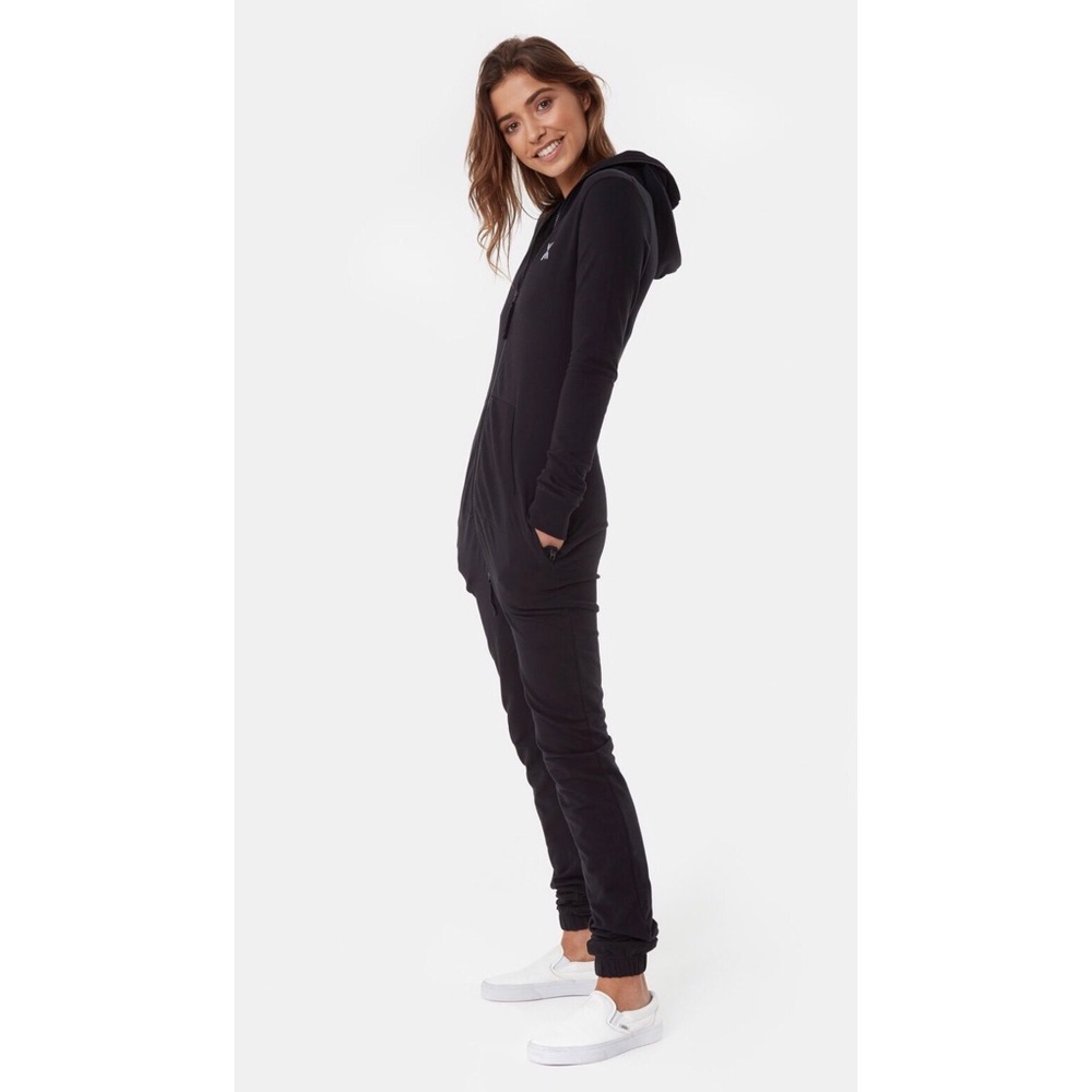 Onepiece black fitted onsie jumpsuit XS